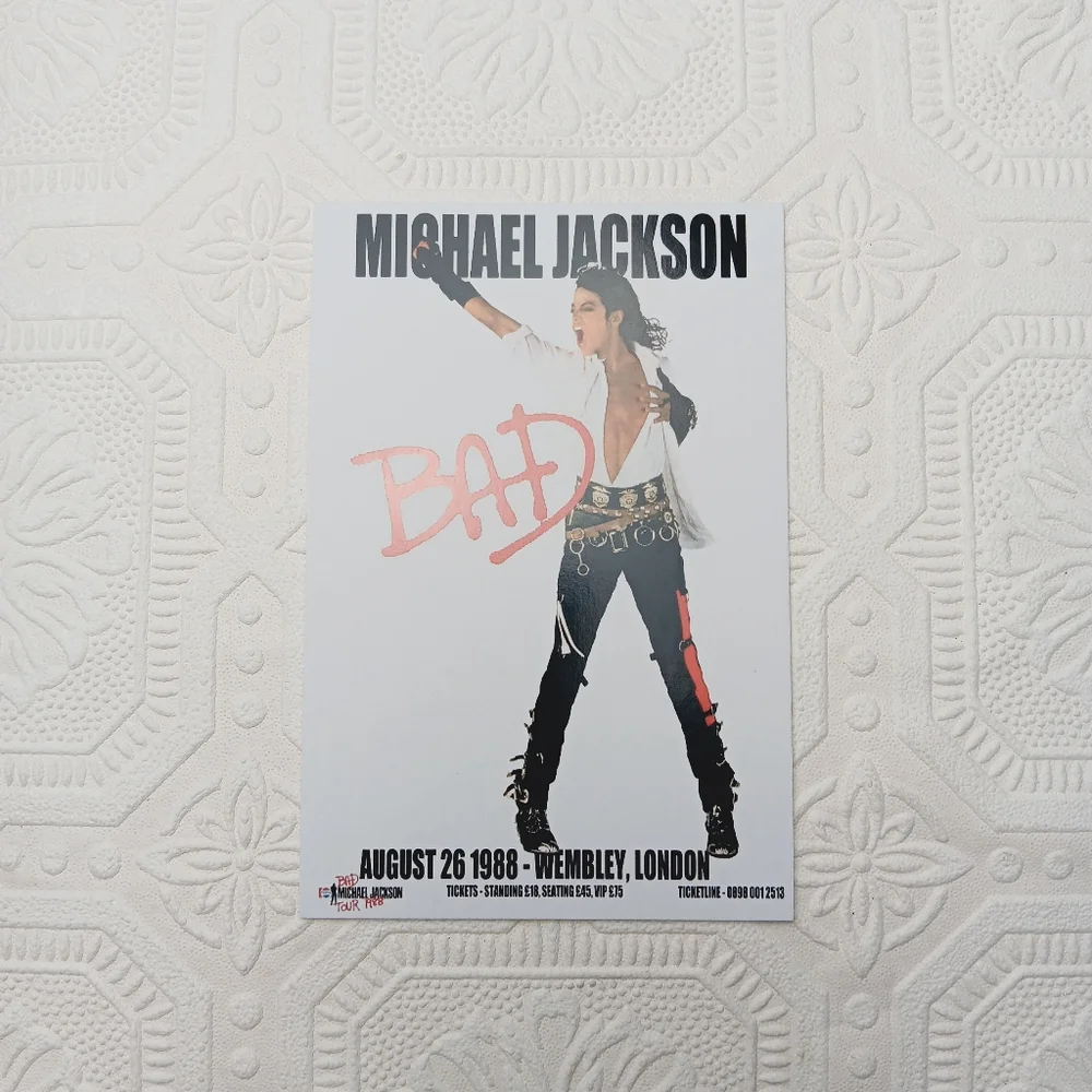 Michael Jackson Mini Poster Card 1 ct